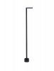 Zewnętrzna lampa stojąca minimalistyczna LED klasyczna uniwersalna aluminiowa wysoka czarna IP65 BERENDA LE75141 Luces Exclusivas